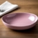 Prato Oval Fundo Flora de Cerâmica 22 cm Mauve Pink Le Creuset