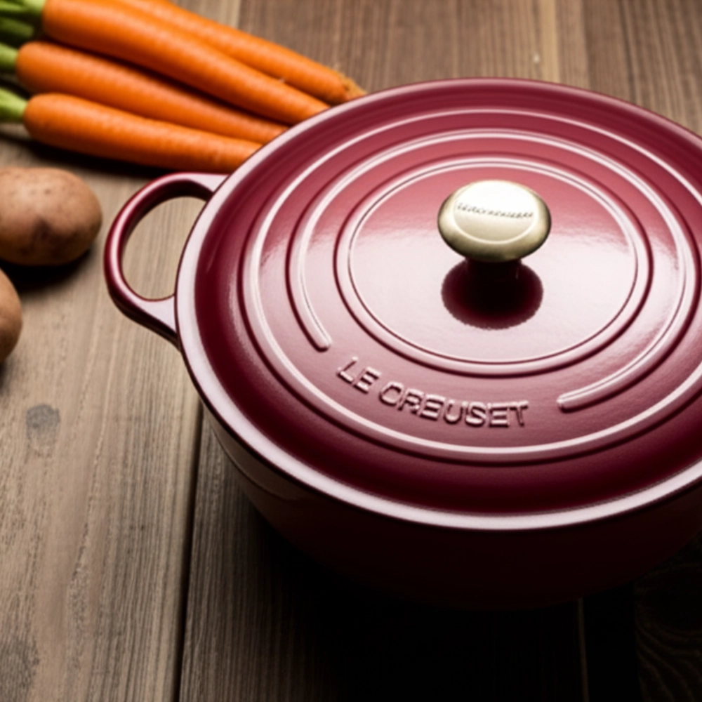 Panela Marmita Signature 26 cm Rhône Pegador Dourado Le Creuset