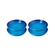 Jogo de 4 Pratos Fundos de Cerâmica 22 cm Azure Blue Le Creuset