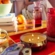 Vela Decorativa em Lata 3 Pavios 60h Goji Tarocco Orange