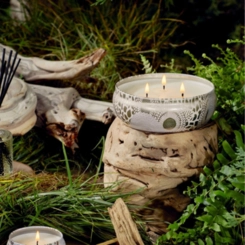Vela Decorativa em Lata 3 Pavios 60h Santal Vanille Voluspa