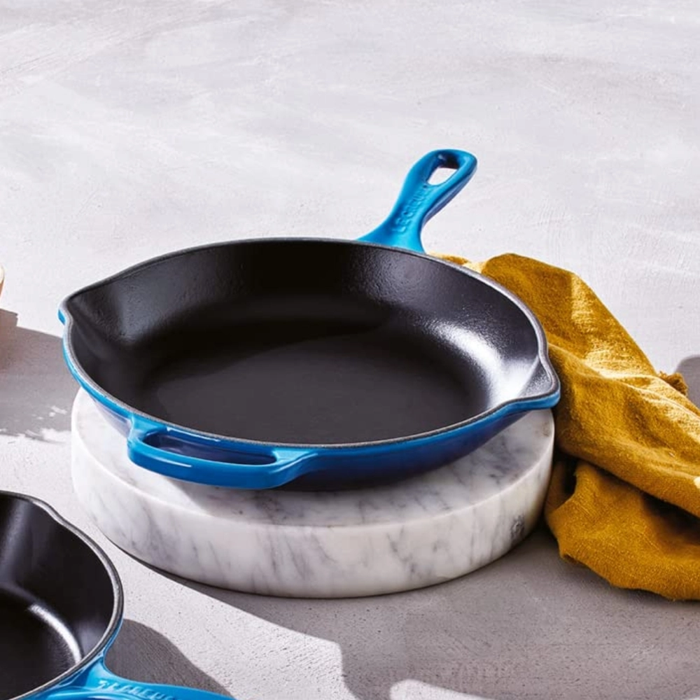 Skillet Redonda com Alça Signature 26 cm Azure Blue Le Creuset