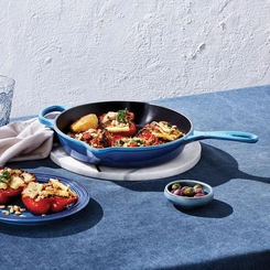 Skillet Redonda Funda Signature 26 cm Azure Blue Le Creuset