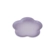 Jogo de 2 Pratos Rasos Flor de Cerâmica 14 e 23 cm Bluebell Roxo Le Creuset