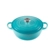 Kit Panela Marmita 26 cm e Suporte de Silicone Azul Caribe Le Creuset