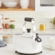 Kit Chaleira Tradicional e 2 Canecas Coração com Pires Branco Le Creuset