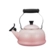 Kit Chaleira Tradicional e 2 Canecas Coração com Pires Shell Pink Le Creuset