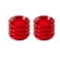 Jogo de 8 Pratos Fundos de Cerâmica 22 cm Vermelho Le Creuset