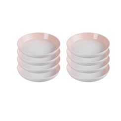 Jogo de 8 Pratos Fundos de Cerâmica 22 cm Shell Pink Le Creuset