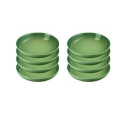 Jogo de 8 Pratos Fundos de Cerâmica 22 cm Bamboo Le Creuset