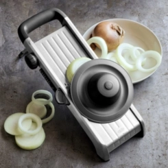 Mandoline com Lâminas em Aço Inox Cinza OXO