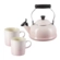 Kit Chaleira Tradicional e 2 Canecas 200 ml Shell Pink Le Creuset