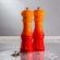 Kit de Travessa Retangular 32 cm e Moedores de Sal e Pimenta Laranja Le Creuset