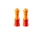 Kit de Travessa Retangular 32 cm e Moedores de Sal e Pimenta Laranja Le Creuset