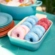 Kit de Travessa Retanglar 32 cm e Moedores de Sal e Pimenta Azul Caribe Le Creuset