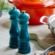 Kit de Travessa Retanglar 32 cm e Moedores de Sal e Pimenta Azul Caribe Le Creuset