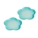Set 2 Pratos de Cerâmica Flor 23 cm Cool Mint Le Creuset