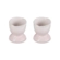 Set 2 Suportes para Ovos de Cerâmica Jardin Shell Pink Le Creuset