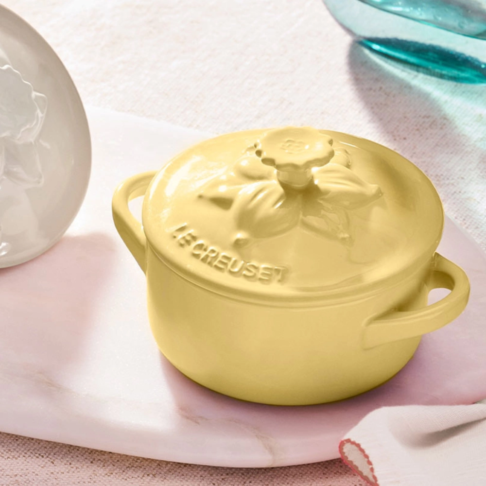 Mini Cocotte de Cerâmica Jardin 10 cm Camomille Le Creuset