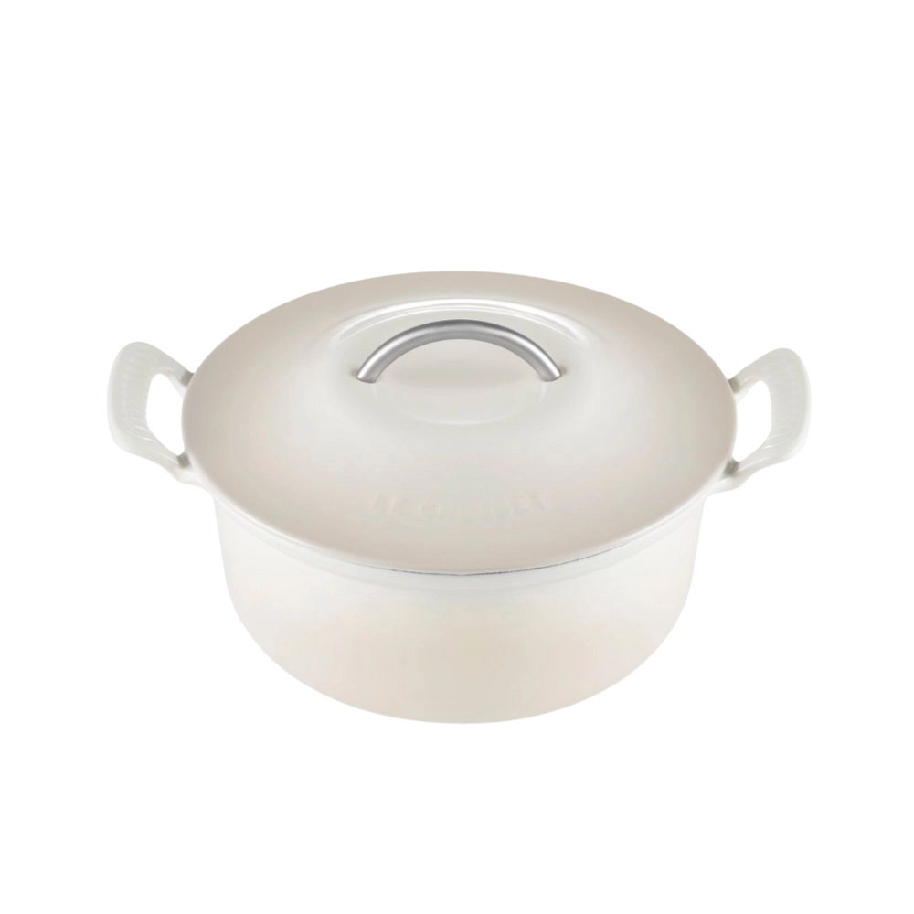 Panela Redonda Modern Heritage 26 cm Meringue Le Creuset