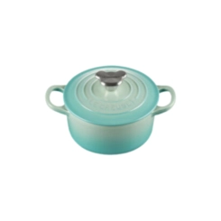 Panela Redonda Tradicional 14 cm Pegador Urso Cool Mint Le Creuset