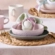 Prato Fundo de Cerâmica Sphere Jardin 18 cm Shell Pink Le Creuset
