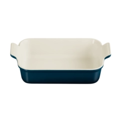 Travessa Retangular de Cerâmica Heritage 26 cm Nuit Le Creuset