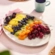 Bandeja de Servir Oval em Cerâmica Jardin 36 cm Meringue Le Creuset