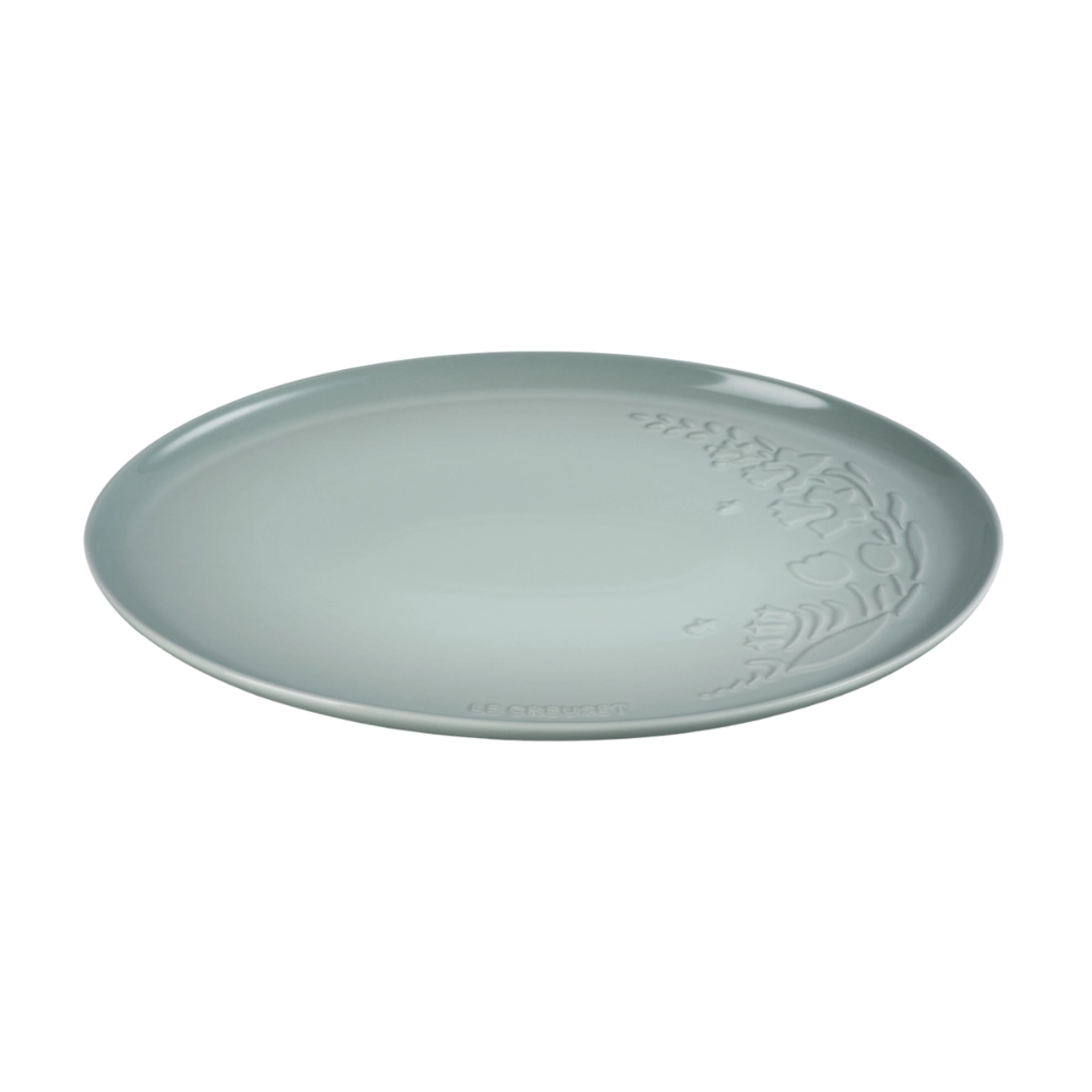 Bandeja de Servir Oval em Cerâmica Jardin 36 cm Sea Salt Le Creuset