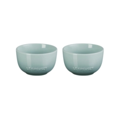 Jogo de 2 Mini Bowl de Cerâmica Jardin 320 ml Sea Salt Le Creuset