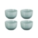 Jogo de 4 Mini Bowl de Cerâmica Jardin 320 ml Sea Salt Le Creuset