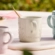 Jogo 2 Canecas Cappuccino de Cerâmica Jardin 200 ml Meringue Le Creuset