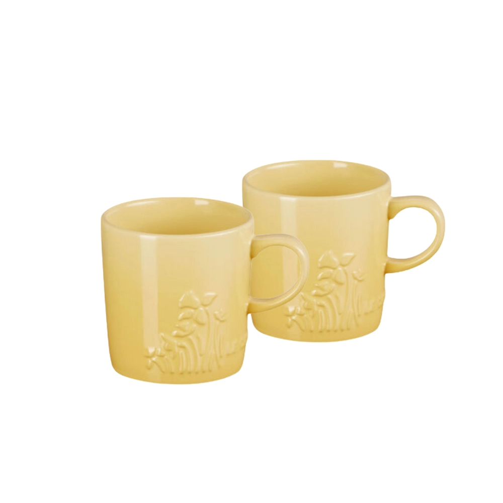 Jogo 2 Canecas de Chá de Cerâmica Jardin 350 ml Camomille Le Creuset