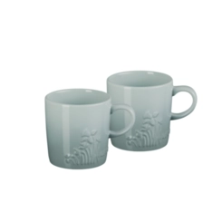 Jogo 2 Canecas de Chá de Cerâmica Jardin 350 ml Sea Salt Le Creuset