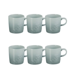 Jogo 6 Canecas de Chá de Cerâmica Jardin 350 ml Sea Salt Le Creuset