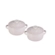 Jogo 2 Mini Cocotte de Cerâmica Jardin 10 cm Shell Pink Le Creuset
