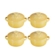 Jogo 4 Mini Cocotte de Cerâmica Jardin 10 cm Camomille Le Creuset