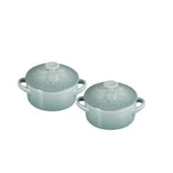 Jogo 2 Mini Cocotte de Cerâmica Jardin 10 cm Sea Salt Le Creuset