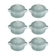 Jogo 6 Mini Cocotte de Cerâmica Jardin 10 cm Sea Salt Le Creuset
