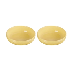 Jogo de 2 Pratos Fundos de Cerâmica Sphere Jardin 18 cm Camomille Le Creuset
