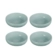 Jogo de 4 Pratos Fundos de Cerâmica Sphere Jardin 18 cm Sea Salt Le Creuset