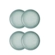 Jogo de 4 Pratos Rasos de Cerâmica Sphere Jardin 22 cm Sea Salt Le Creuset