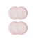 Jogo de 4 Pratos Rasos de Cerâmica Sphere Jardin 22 cm Shell Pink Le Creuset