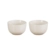 Jogo de 2 Mini Bowl de Cerâmica Jardin 320 ml Meringue Le Creuset