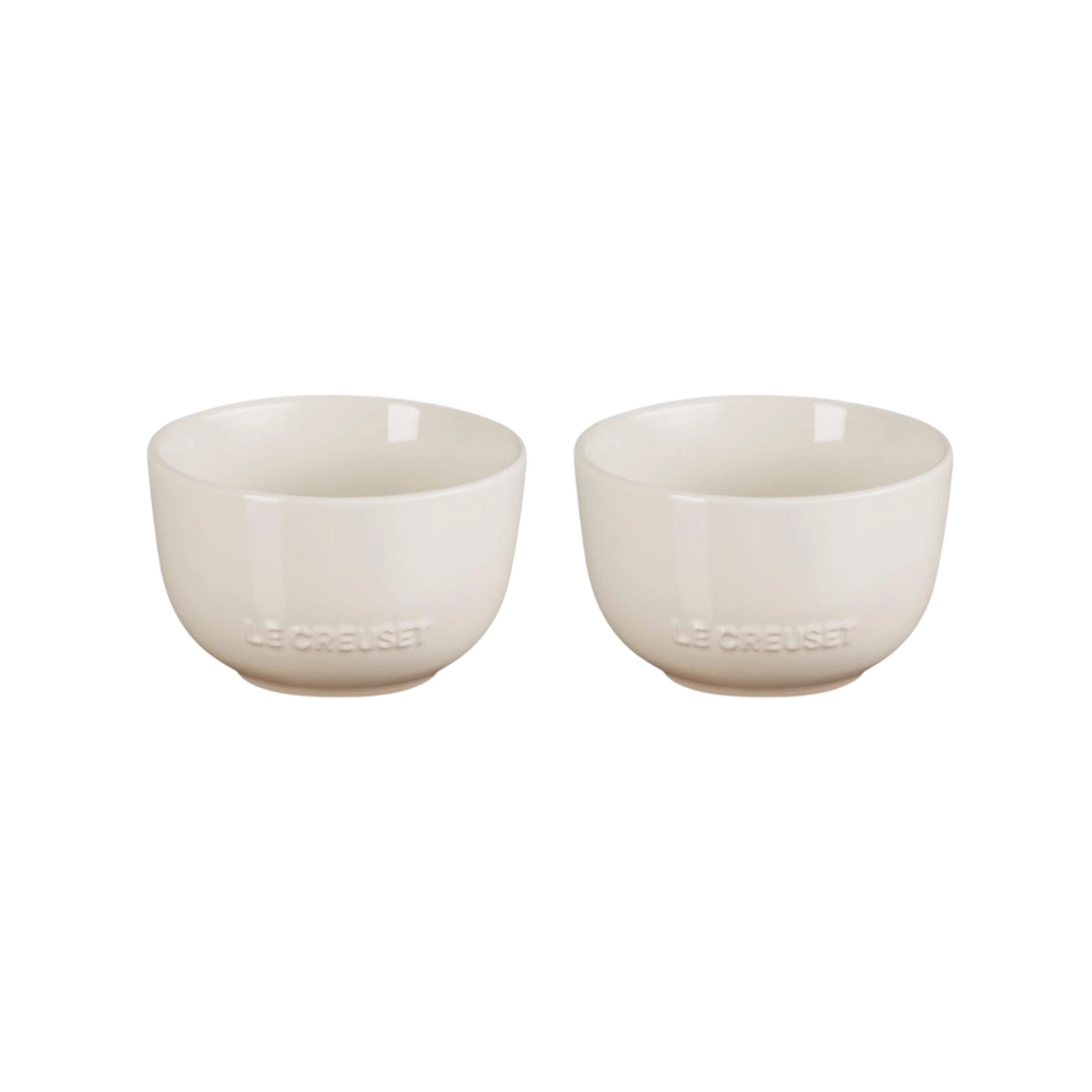 Jogo de 2 Mini Bowl de Cerâmica Jardin 320 ml Meringue Le Creuset