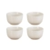Jogo de 4 Mini Bowl de Cerâmica Jardin 320 ml Meringue Le Creuset