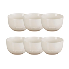 Jogo de 6 Mini Bowl de Cerâmica Jardin 320 ml Meringue Le Creuset
