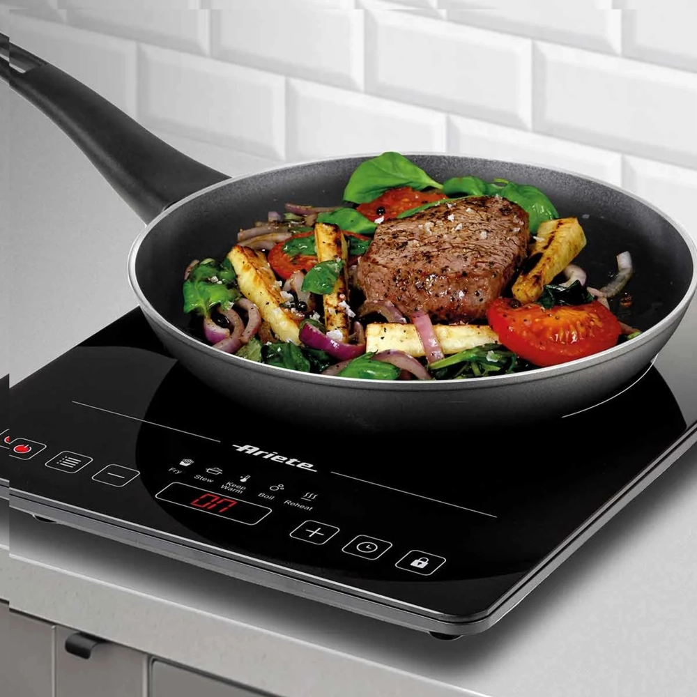 Cooktop por Indução Portátil 1 Boca 2000W 220V Preto Ariete | Loja Cheff