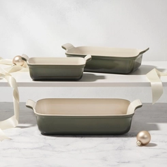 Jogo Completo de Travessas Heritage Thyme Le Creuset