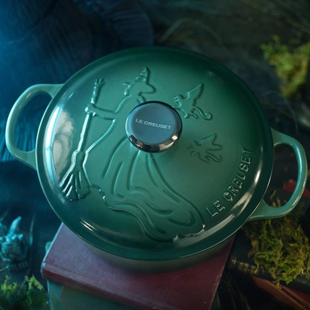 Panela Redonda Signature Wicked Elphaba 24 cm Artichaut Le Creuset